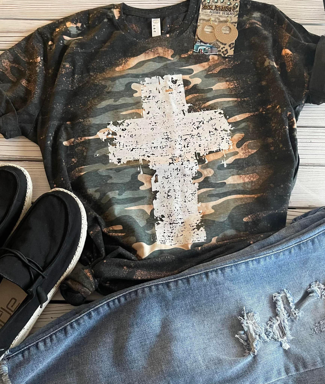 Cross Camo Tshirt