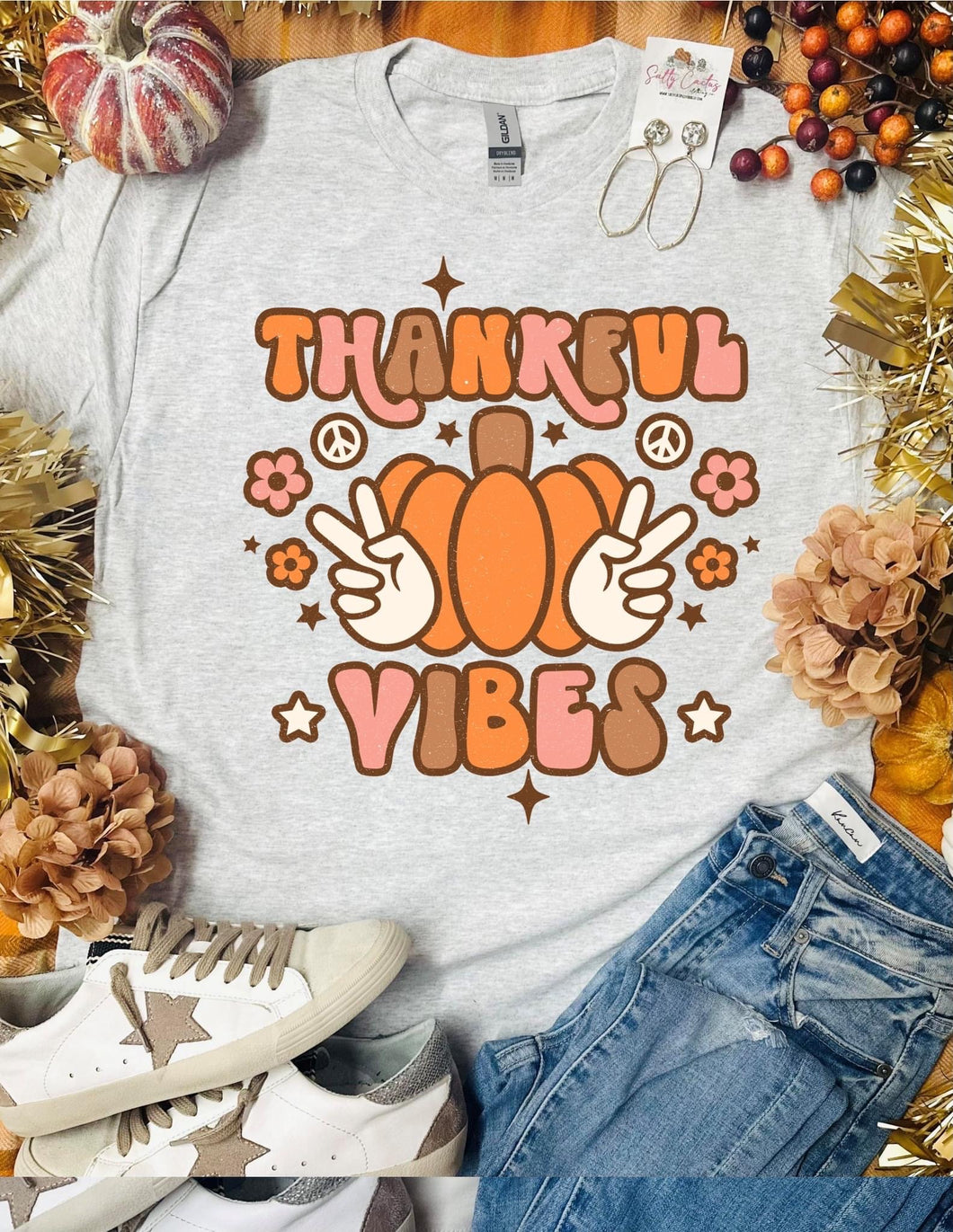 Thankful Vibes ✌🏻 Tee