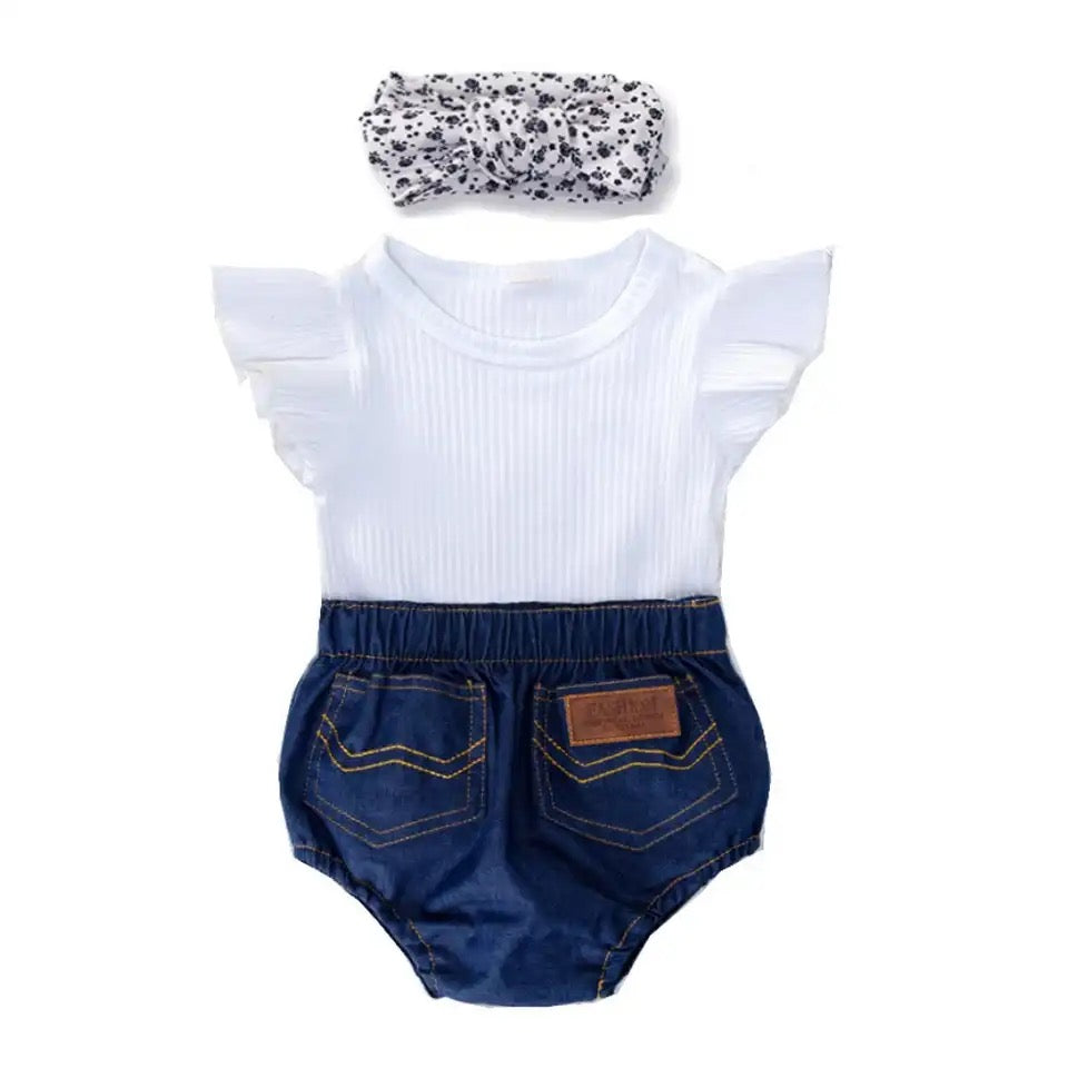 Denim 3 Piece Set