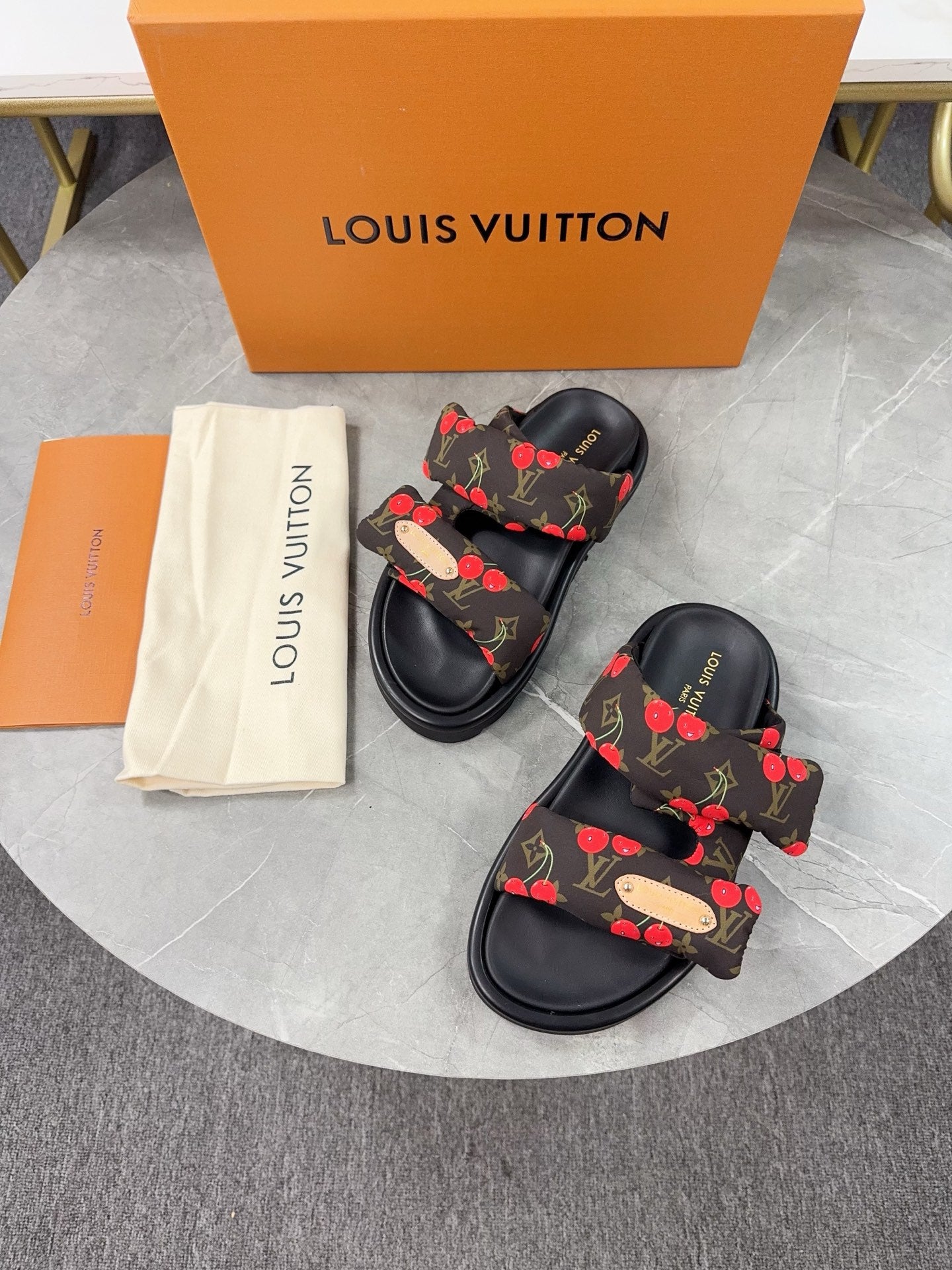 Cherry Sandals