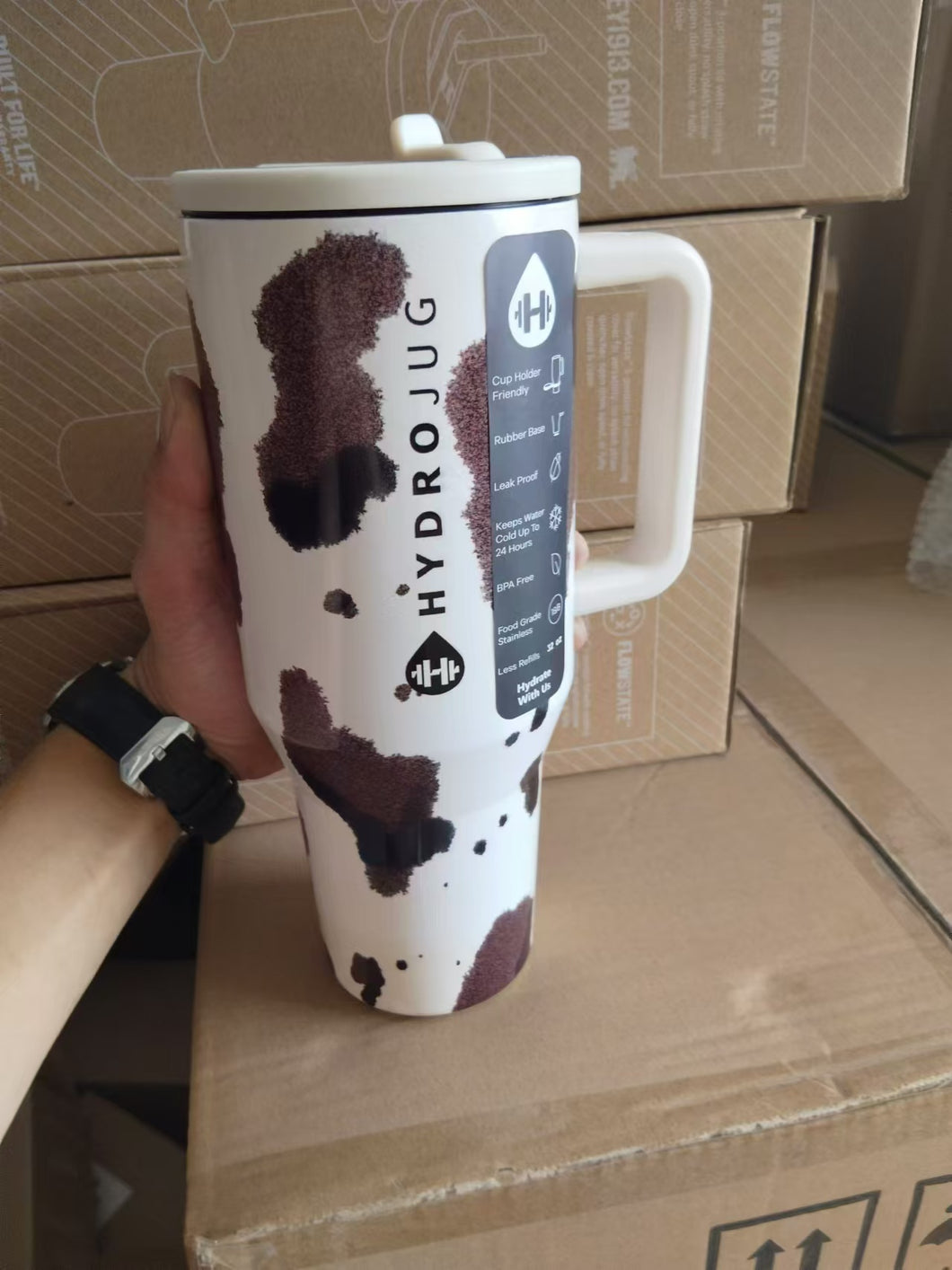 Cowprint Hydro Tumbler