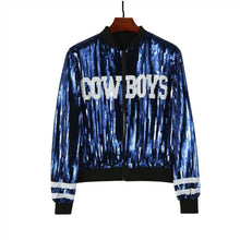 Load image into Gallery viewer, Dallas Cowboys Sequin Jacket
