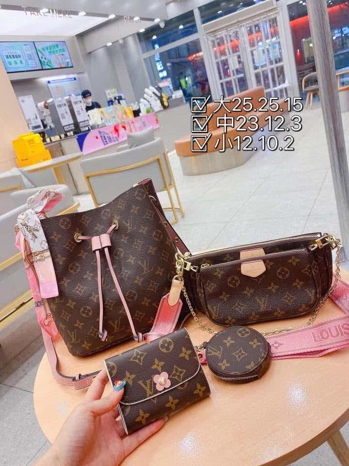 Brown/pink Set