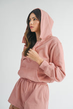 Load image into Gallery viewer, MABLE French Terry Hooded Romper
