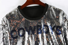 Load image into Gallery viewer, Dallas Cowboys Sequin Top
