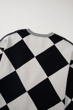 Load image into Gallery viewer, Checkered Button Up Long Sleeve Cardigan
