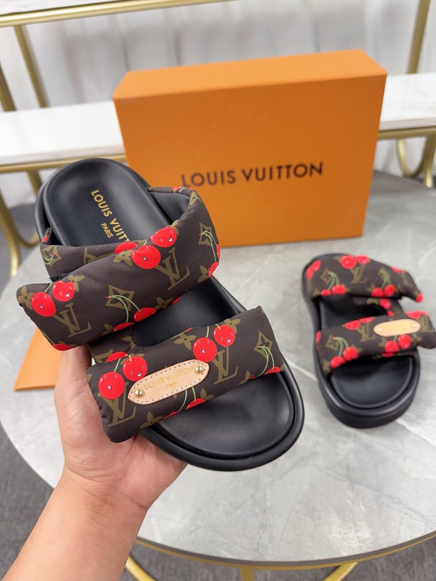 Cherry Sandals