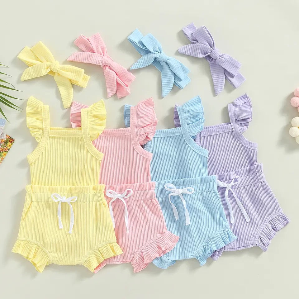 Baby Girl’s Ruffled Set