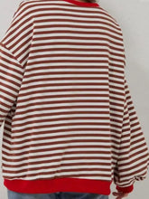 Load image into Gallery viewer, Striped Round Neck Long Sleeve T-Shirt
