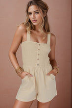 Load image into Gallery viewer, Square Neck Wide Strap Romper
