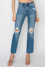 Load image into Gallery viewer, RISEN High Rise Distressed Ankle Jeans
