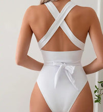 Load image into Gallery viewer, Cross Bandage One Piece Swimsuit
