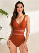 Load image into Gallery viewer, V-Neck Spaghetti Strap One-Piece Swimwear
