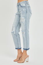 Load image into Gallery viewer, RISEN Mid-Rise Sequin Patched Jeans
