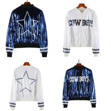 Load image into Gallery viewer, Dallas Cowboys Sequin Jacket
