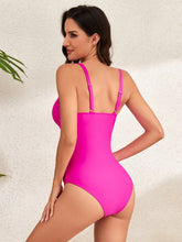 Load image into Gallery viewer, V-Neck Spaghetti Strap One-Piece Swimwear
