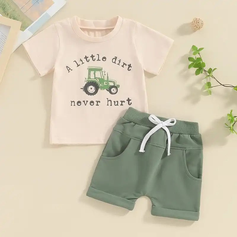 Dirt Never Hurt Shorts Set