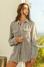 Load image into Gallery viewer, BiBi Button Up Corduroy Shacket
