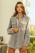 Load image into Gallery viewer, BiBi Button Up Corduroy Shacket
