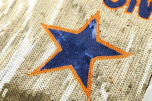 Load image into Gallery viewer, Gold Houston Astros Sequin Top
