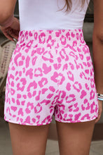 Load image into Gallery viewer, Leopard Elastic Waist Shorts
