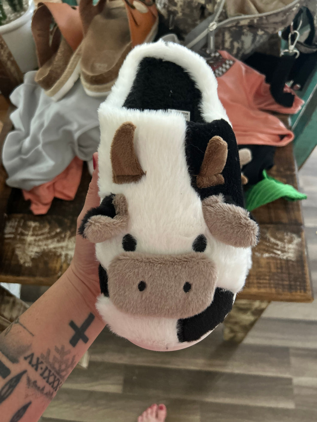 Cow Slippers