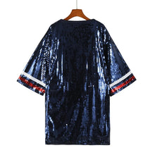 Load image into Gallery viewer, Texas Rangers Sequin Top
