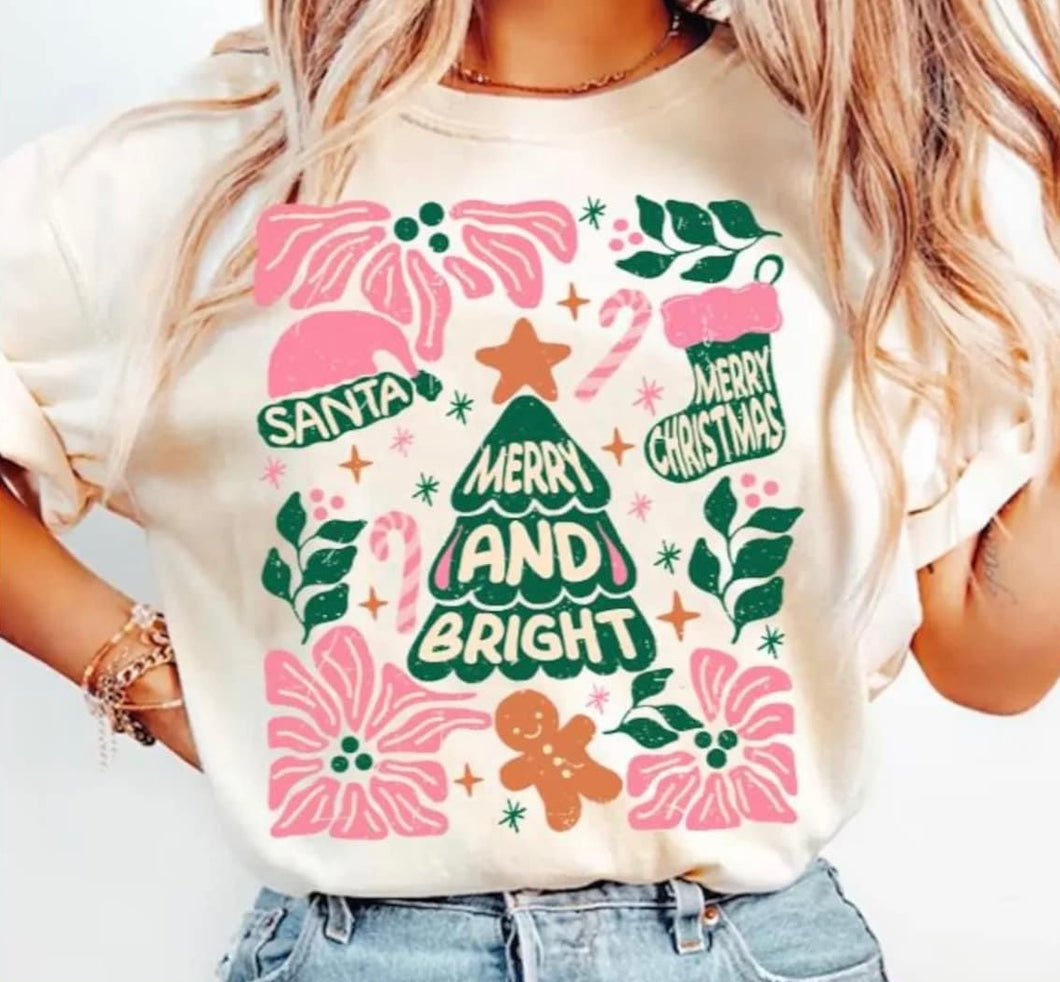 Merry and Bright Tee