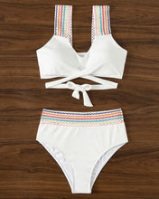 Load image into Gallery viewer, Ribbed Two Piece Swimsuit
