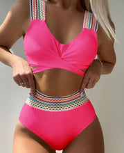 Load image into Gallery viewer, Ribbed Two Piece Swimsuit
