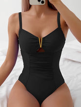 Load image into Gallery viewer, V Cut One Piece Swimsuit
