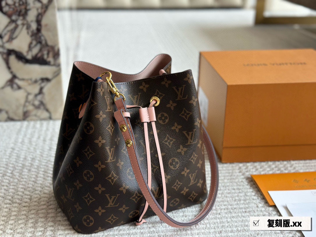 Brown Bucket Bag