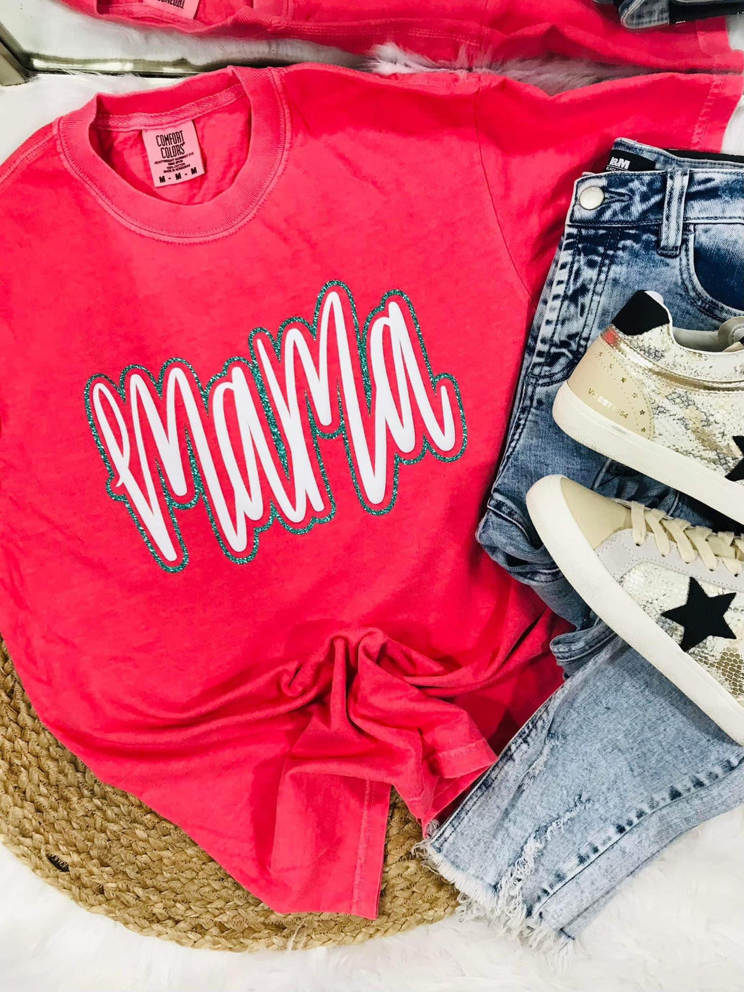 Glitter & PUFF Mama Tee