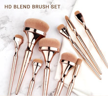 Load image into Gallery viewer, 9 Piece Makeup Brush Set
