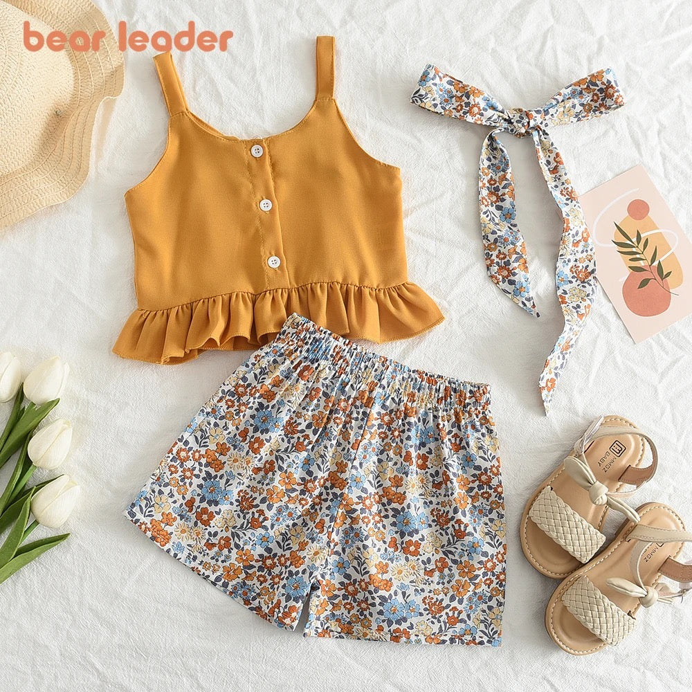 Girl’s Floral Set