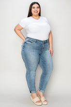 Load image into Gallery viewer, Judy Blue Full Size Cuffed Hem Slim Jeans
