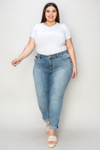 Load image into Gallery viewer, Judy Blue Full Size Cuffed Hem Slim Jeans
