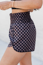 Load image into Gallery viewer, Checkered Elastic Waist Shorts
