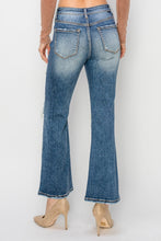 Load image into Gallery viewer, Risen Full Size High Rise Distressed Ankle Flare Jeans
