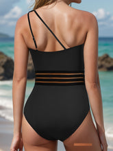 Load image into Gallery viewer, Cutout Single Shoulder One-Piece Swimwear
