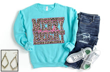 Load image into Gallery viewer, Leopard &amp; Faux Sequin Merry and Bright
