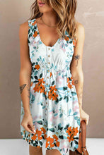 Load image into Gallery viewer, Printed Button Down Sleeveless Magic Dress
