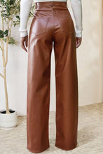 Load image into Gallery viewer, Buttoned High Waist Pants with Pockets
