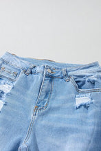 Load image into Gallery viewer, Distressed Raw Hem Jeans with Pockets
