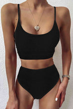 Load image into Gallery viewer, Color Block Spaghetti Strap Two-Piece Swim Set
