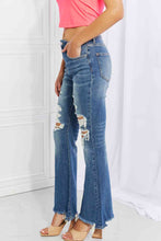 Load image into Gallery viewer, RISEN Full Size Hazel High Rise Distressed Flare Jeans
