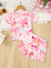 Load image into Gallery viewer, BESTIE Round Neck T-Shirt and Shorts Set
