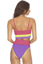 Load image into Gallery viewer, Color Block Spaghetti Strap Two-Piece Swim Set
