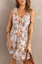 Load image into Gallery viewer, Printed Button Down Sleeveless Magic Dress
