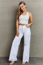 Load image into Gallery viewer, RISEN Raelene Full Size High Waist Wide Leg Jeans in White
